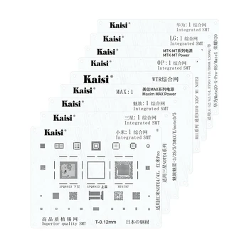 BGA Reballing Kit di Stencil Per HUAWEI, XIAOMI Sanmsung MTK OPPO WTR LG CPU Chip di IC Stagno di impianto di Saldatura Android Saldatura Modello