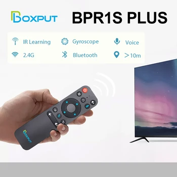 BPR1 BPR1S Plus 2.4 G Wireless Ricevitore USB TV Box di Controllo Remoto BLE 5.0 Wireless Air Mouse per smart TV Box Android e PC/TV