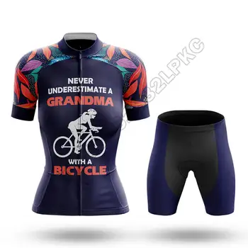 Donne Abbigliamento Ciclismo 2022 Estate Ropa Ciclismo Mujer Manica Corta Ciclismo Maglia Set Femmina Traspirante Triathlon, Abbigliamento Moto