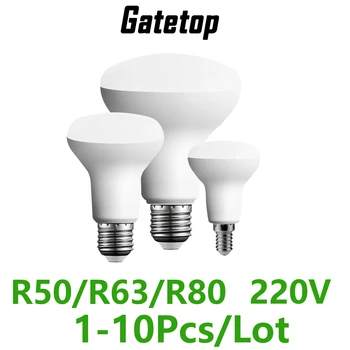 Fabbrica diretta LED bagno lampada Fungo lampada R50 R63 R80 E27 E14 220V 6W 10W 12W non strobo luce bianca calda in linea con ERP2.0
