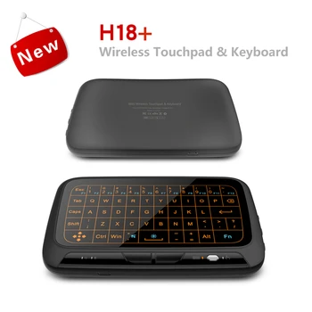 H18+ Mini tastiera Air Mouse a Pieno Schermo Touch Tastiere 2.4 GHz Palmare Tastiera Wireless Keyboard per Android di Google TV Box