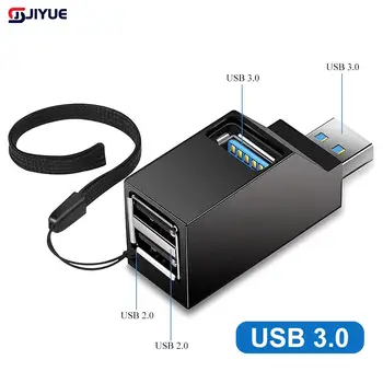 HUB USB 3.0 Adattatore Extender Splitter Box 3 Porte ad Alta Velocità Per PC Portatile MacBook Telefono ad Alta Velocità di Trasferimento Dati USB Splitter