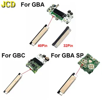 JCD 1PZ Nastro Flessibile Cavo di Connessione Jack Socket Schermo LCD Connettore Per GBC GBA, GBA SP 32/34/40/50 Pin Connettore FPC