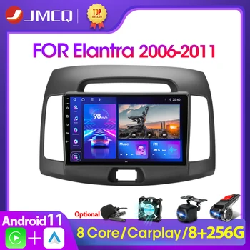 JMCQ Android 11 2Din 4G autoradio Multimedia Video Giocatore per Hyundai Elantra 4 HD 2006-2012 di Navigazione GPS per Auto Stereo Carplay