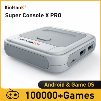 KINHANK Super Console X Pro Retro Game Console di Supporto 70 Emulatori 117000 Video Giochi per DC/MAME/Naomi con Gamepad Bambino Regalo