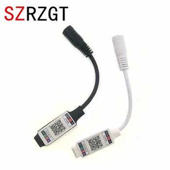 Mini RGB RGBW Bluetooth-compatibile DC 5V 12V 24V Musica Led Controller Per 2835 5050 LED Striscia Led Controller APP