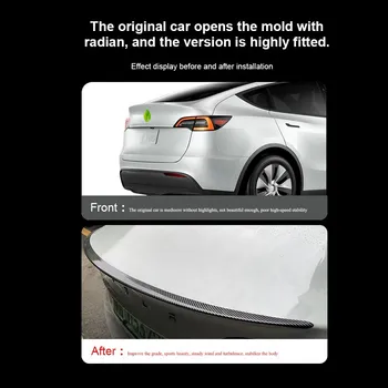 Model3 Auto Spoiler di Coda Ali Modelloy ABS Fibra di Carbonio Modello Per la Tesla Model 3, Y Originale Esterno Modifica 2022Accessories