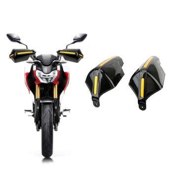 Moto paramani Manubrio Paramani attrezzatura per la Protezione Antivento Moto Accessori Maniglia Protettore Scudo 1Pair