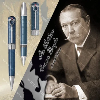 MSS Grande Scrittore Sir Arthur Conan Doyle MB di Lusso/Rullo di Penna a Sfera Con Lente di Vetro Rotondo Design Numero 4956/9000