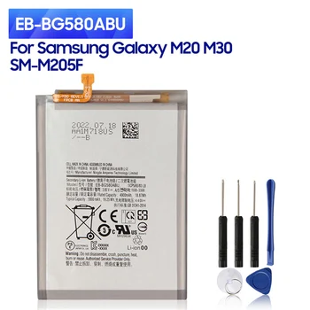 Nuova Sostituzione della Batteria EB-BG580ABU Per Samsung Galaxy M20 M30 SM-M205F Telefono Batterie da 5000mAh