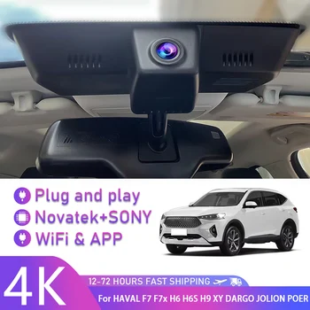Nuovo!Plug and Play Dash Cam Automobile DVR UHD Video recorder Fotocamera Porta USB Per la HAVAL F7 F7x H6 H6S H9 XY DARGO JOLION POER 4K Dashcam