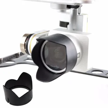 Obiettivo della fotocamera Sole Cappuccio di Copertura per Ombrellone Protector per DJI Phantom 3 Advanced Professional 3A 3P 3S SE P4 fotocamera paraluce