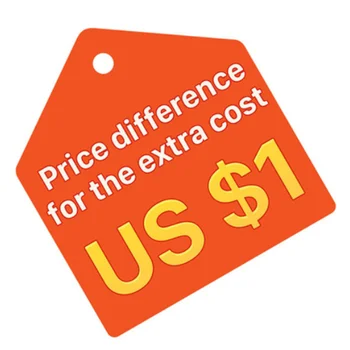 Per parti di ricambio o le differenze di prezzo o costo aggiuntivo o di un prodotto personalizzato