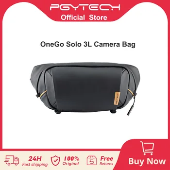 PGYTECH OneGo Solo Sling Fotocamera, Borsa Moderna Petto Bag 3L Leggera Borsa a Spalla, Borsa A tracolla Per Interruttore/Kindle/iPad Mini