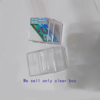 Plastica trasparente scatola Per Interruttore NS amiibo mini card box in cristallo trasparente scatola di immagazzinaggio