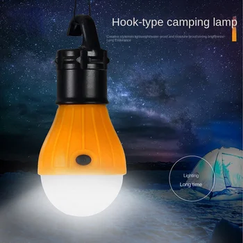 Portatile Lanterna Di Campeggio Led Di Pesca Luci Di Lampadina Batteria Lampada All'Aperto, Escursionismo Tenda Di Emergenza Illuminazione Di Lunga Durata