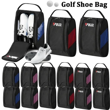 Portatile, Mini Golf Shoe Bag In Nylon Scarpa Sacchetti Di Chiusura Lampo Palla Da Golf Titolare Sacchetto Traspirante Pack Tee Borsa Sport Accessori
