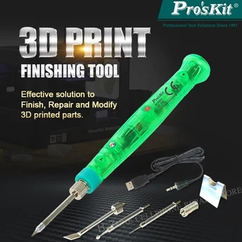 Pro'sKit SI-169U Stampa 3D Finitura Manutenzione saldatore Gruppo di Kit di Strumenti di 8W Palmare USB Saldatura Elettrica di Ferro