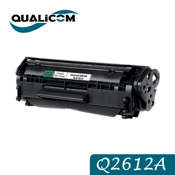 Qualicom 12A Q2612A Cartuccia di TONER Compatibile per HP LaserJet 1010 1012 1015 1018 1020 1022 3015 3020 3030 3050 3052 3055