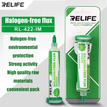 RELIFE RL-422-IM Lead-free (Halogen-free Solder Paste Speciali di Flusso Per la Manutenzione di Saldatura Strumenti di Sicurezza per la Protezione Ambientale