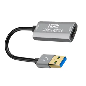 Scheda di Acquisizione Video USB 3.0 1080P a 4K, compatibile HDMI Video Grabber Record di Dialogo Per Macbook PS4 Gioco per PC DVD di Registrazione della Fotocamera