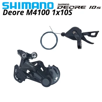 Shimano Deore M4100 1x10S MTB Deragliatore Gruppo SL-M4100 Leva Cambio RD-M4120 RD-M5120 Posteriore Bicicletta Interruttore di Base m6000