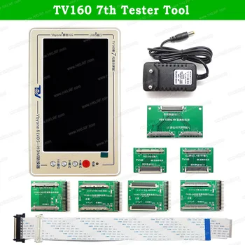 Spedizione veloce più Recente TV160 7 ° Generazione LVDS Girare a VGA Converter Con Display LCD/LED TV della scheda Madre Mainboard LCD Tester