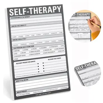 Step-by-Step lo Stress da regalo creativo della carta di lista di controllo Nota Memo Pad carta di elenco di attività e un programma di auto-terapia Pad