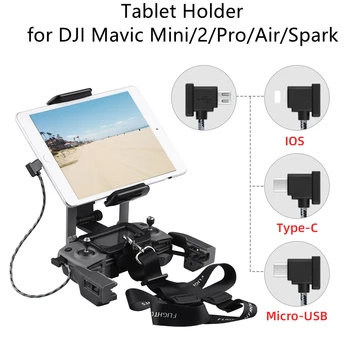 Tavoletta di Supporto per DJI Mavic Mini/2/SE/Pro/Aria/Spark Drone a Mount Stand tracolla Cinghia di Stent per iPad Drone Accessorio