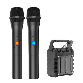 Wireless Palmare Microfono Per la Registrazione degli Altoparlanti della Fase di Canto Parti Karaoke ABS Vernice Universale Microfono senza fili